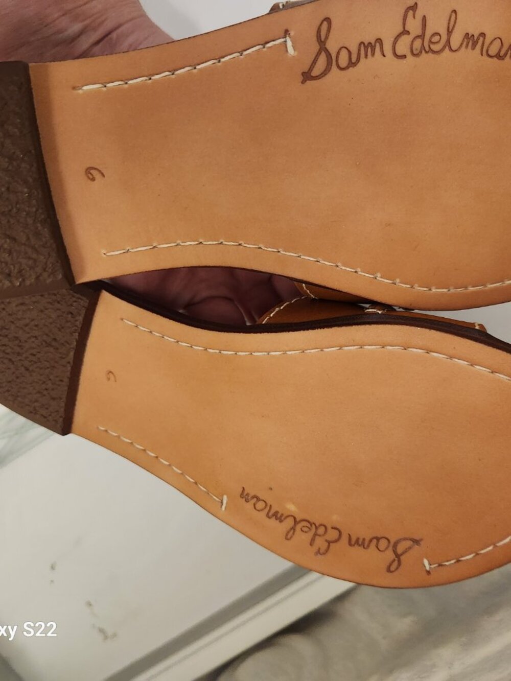 Sam Edelman "Gaige" Brown Leather Sandals. NIB. Size: 6. - Picture 7 of 10